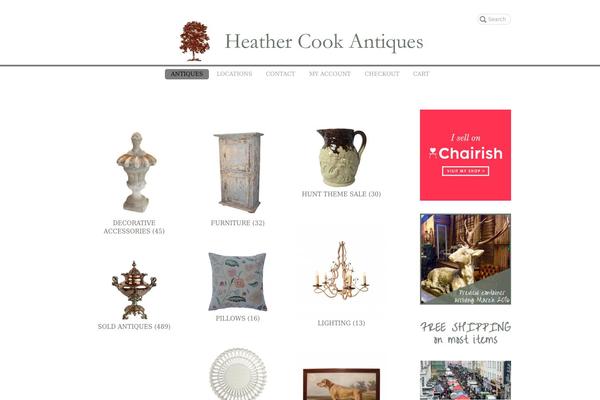 heathercookantiques.com site used Pinshop