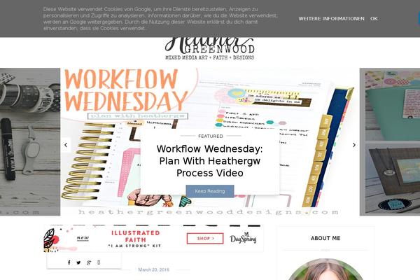 heathergreenwooddesigns.com site used Foot-wp