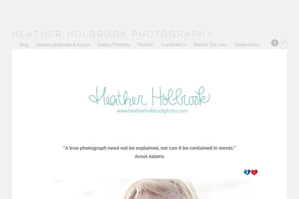 Serene theme site design template sample