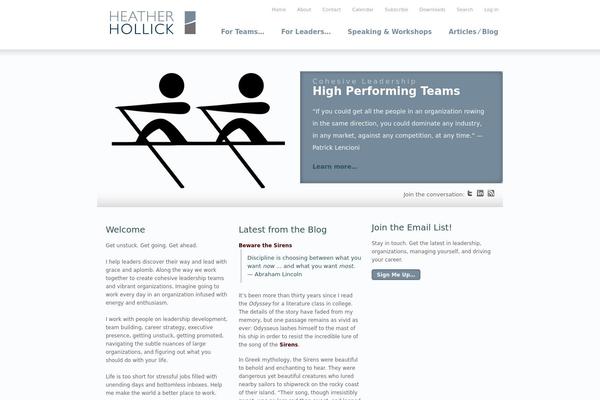 Hh theme site design template sample