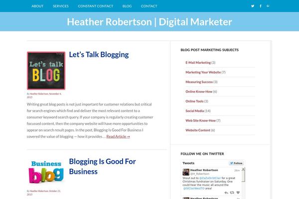Trope theme site design template sample