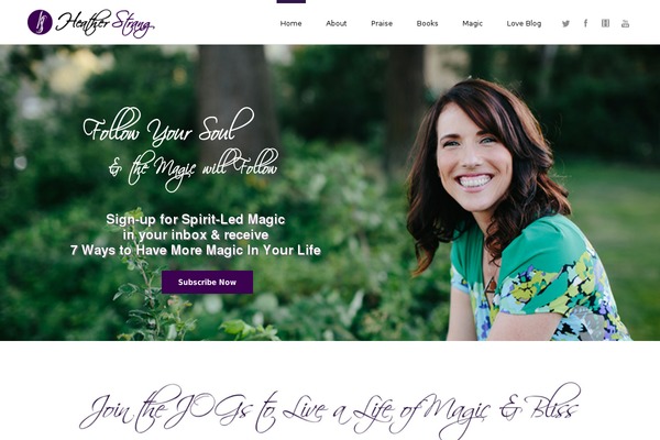 Stardust theme site design template sample