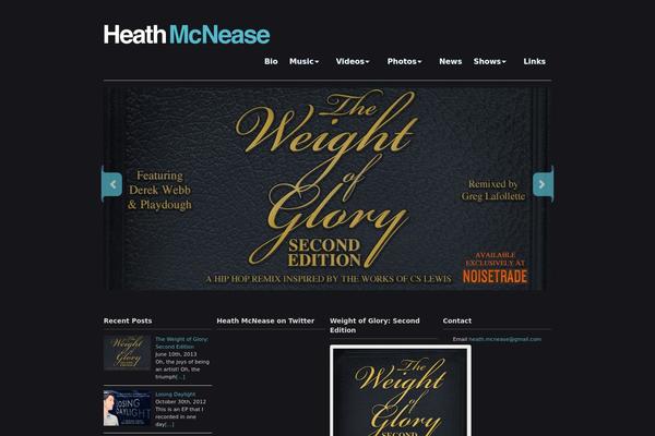 Photoria theme site design template sample