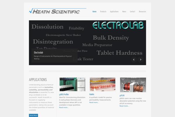 heathscientific.com site used Heath