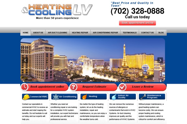 heatingandcoolinglv.com site used Suvpro
