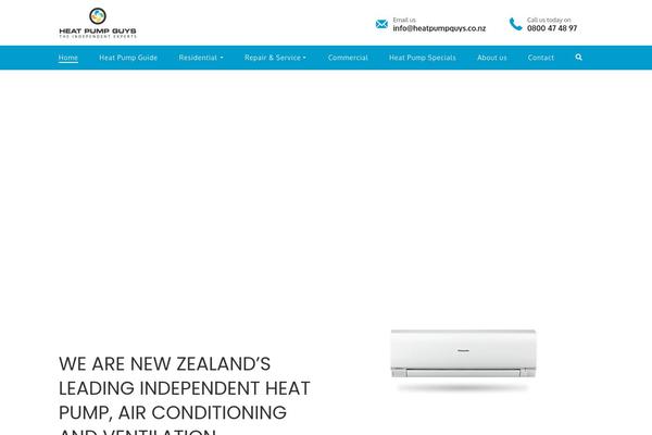 heatpumpguys.co.nz site used Helpmate