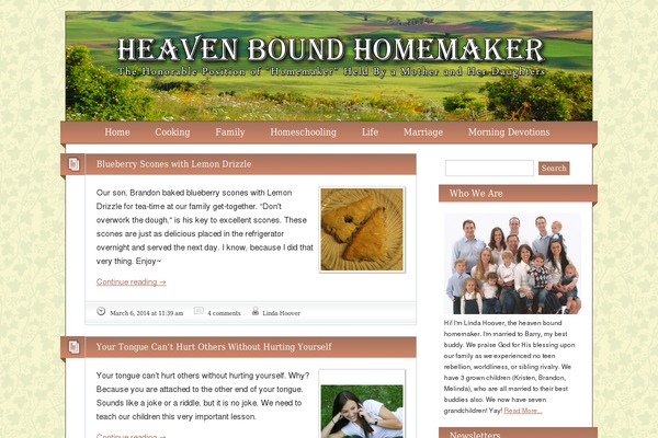 heavenboundhomemaker.com site used BlogoLife