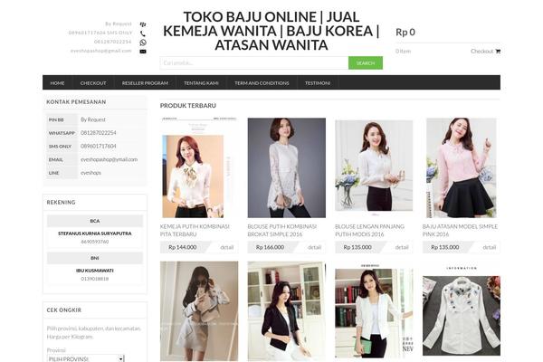 Sandaljepit theme site design template sample