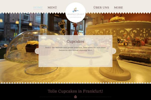 Cafeteria theme site design template sample