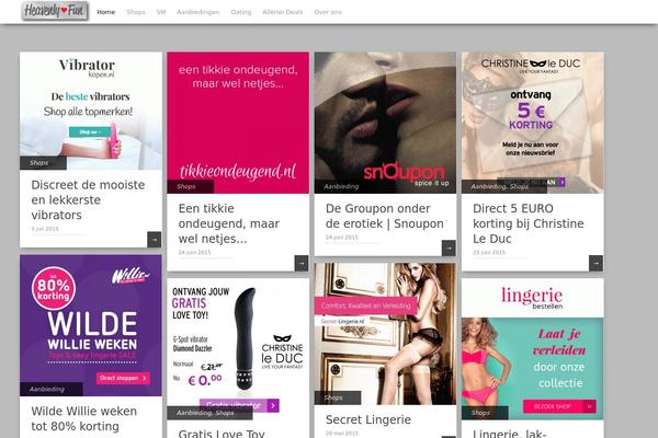 Pinbin theme site design template sample