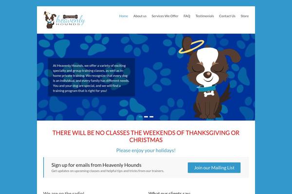 Spacious theme site design template sample