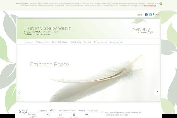 heavenlyspalima.com site used Medialab