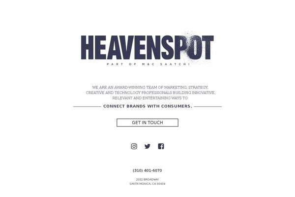 heavenspot.com site used Spotz