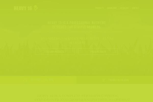 Heavy theme site design template sample