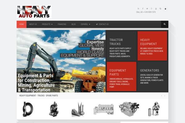 Industrix theme site design template sample