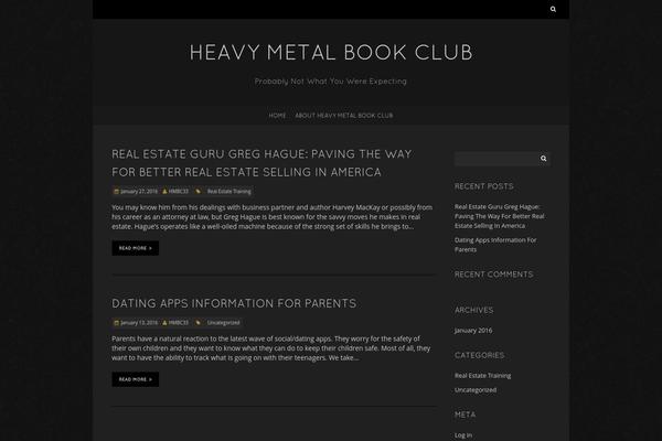 Blackoot Lite theme site design template sample