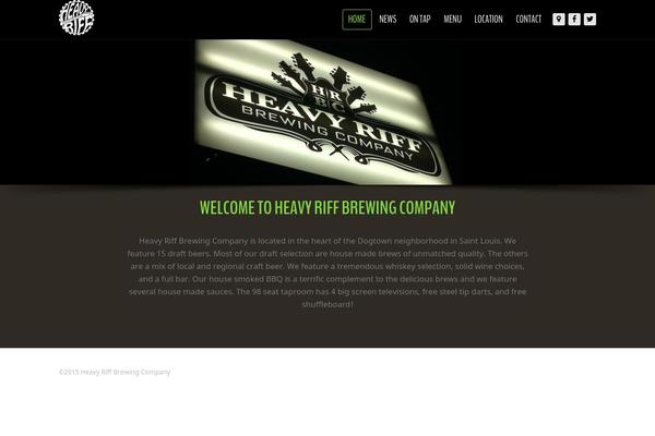 Growler theme site design template sample