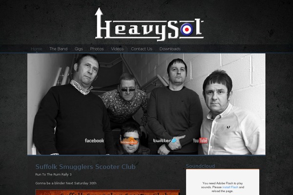 Dark-n-gritty theme site design template sample