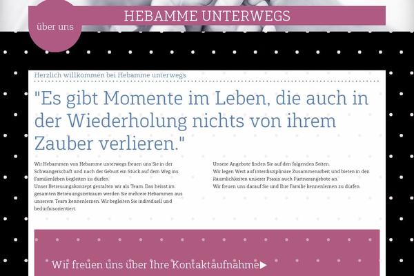 Site using TablePress plugin