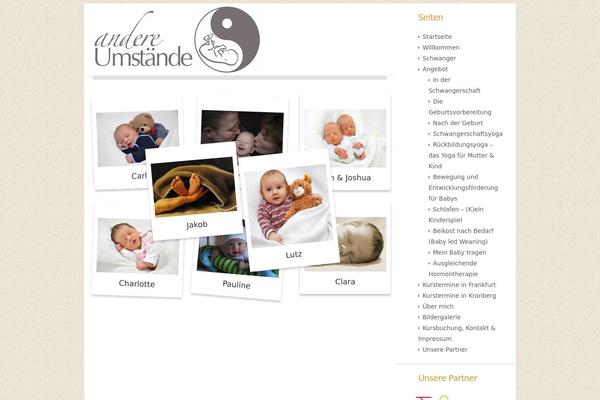 Blossom theme site design template sample