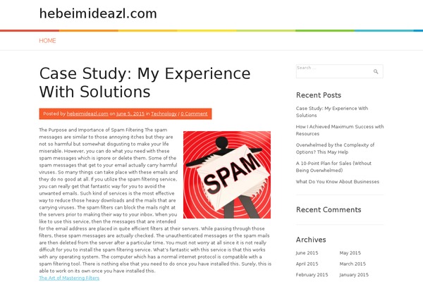Patus theme site design template sample