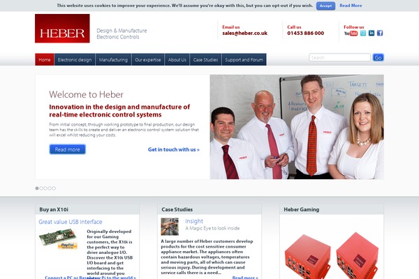 heber theme websites examples