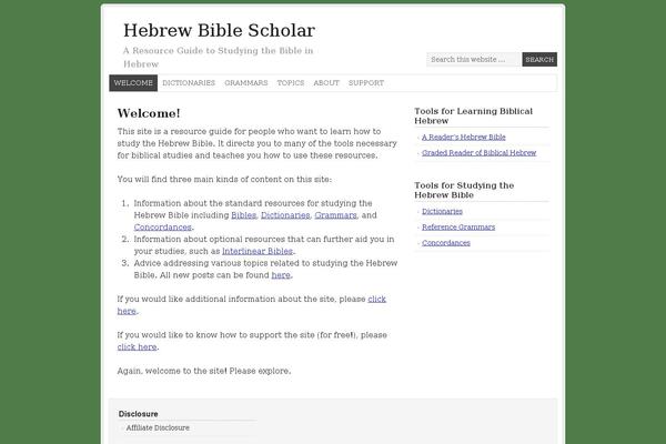 Prose theme site design template sample