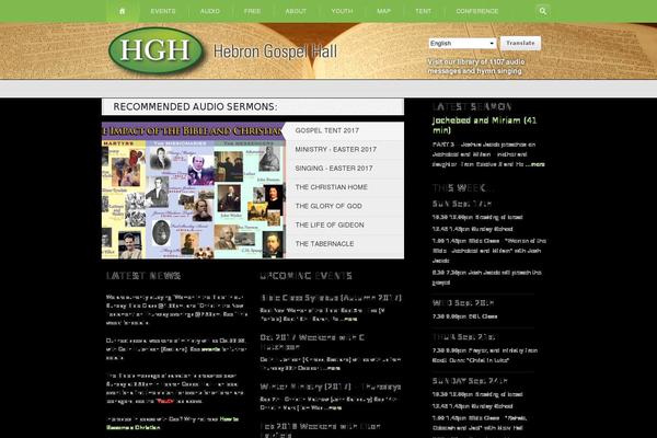 Grace theme site design template sample