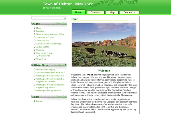 Nature theme site design template sample