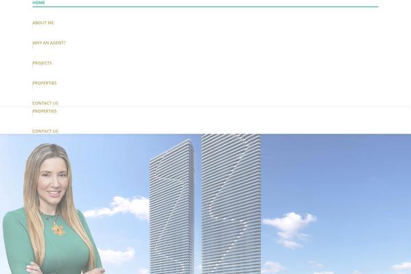 The7 Child theme site design template sample