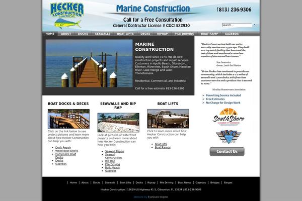 iCompany theme site design template sample