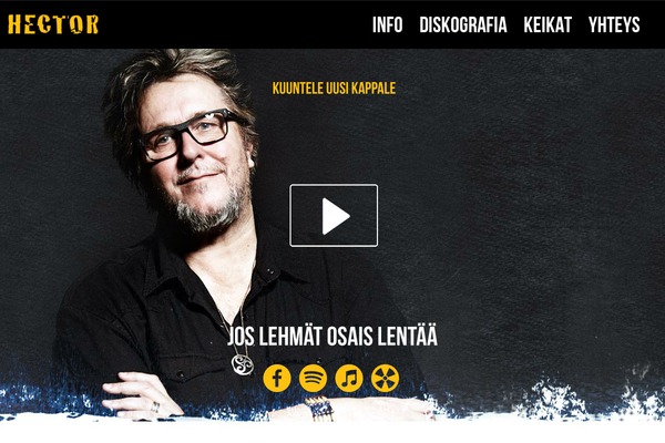 Hector theme site design template sample