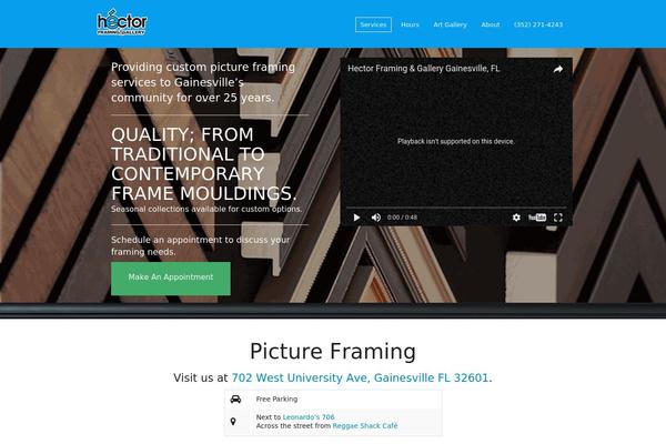 FoundationPress theme site design template sample