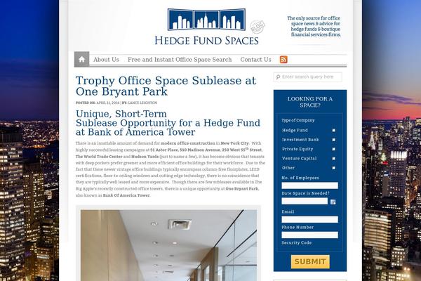 hedgefund theme websites examples