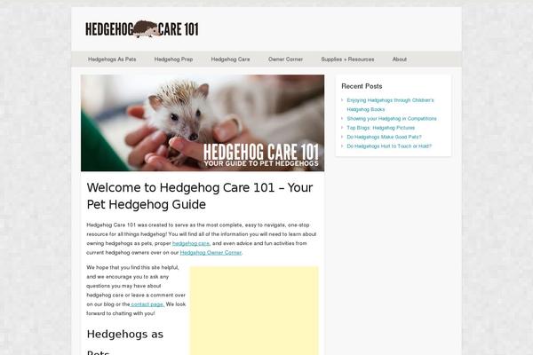 hedgehogcare101.com site used Colormag-pro