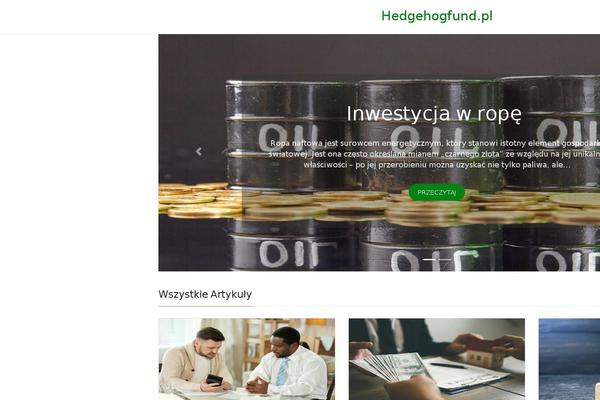 Mediumish theme site design template sample