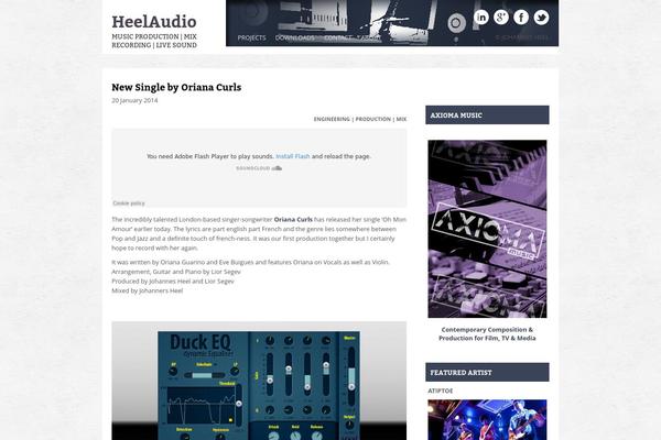 Yasmin theme site design template sample