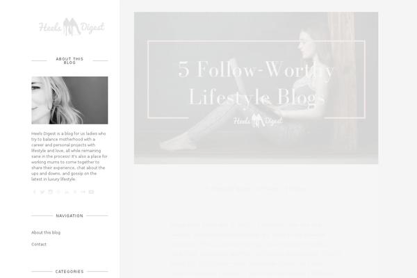 Lalita theme site design template sample