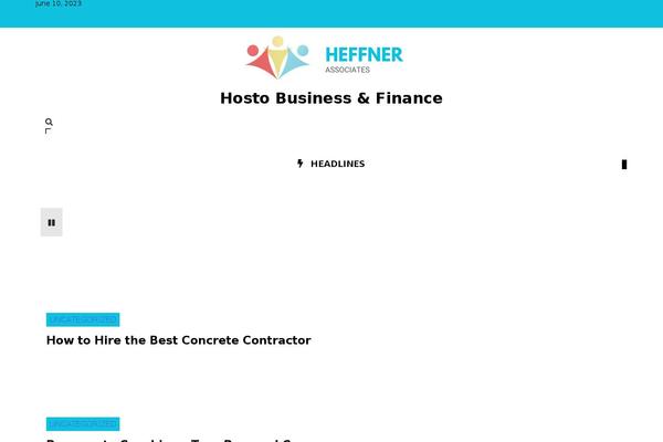 Newsmatic theme site design template sample