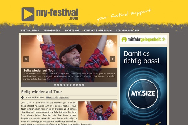 Mypen theme site design template sample