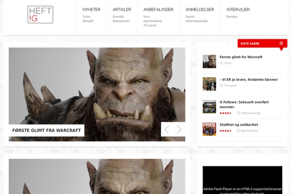 heftig.no site used Wp Newstrick