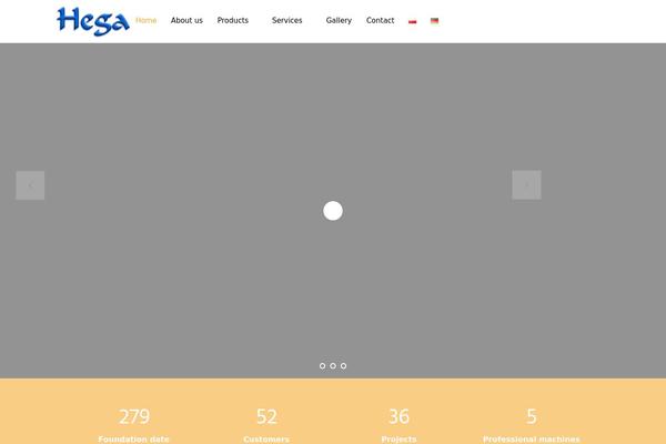Exponent theme site design template sample