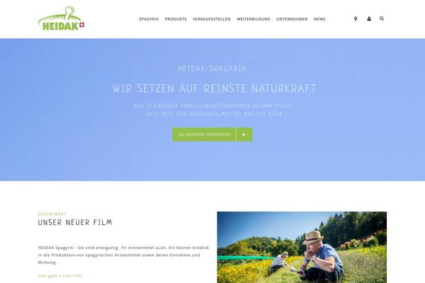 Milo theme site design template sample