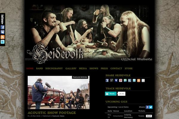 heidevolk.com site used Star Blog