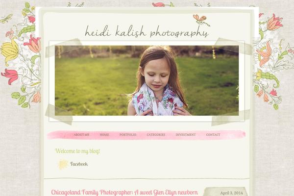 Prophoto4 theme site design template sample