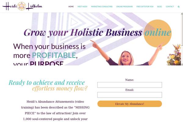 Flora theme site design template sample
