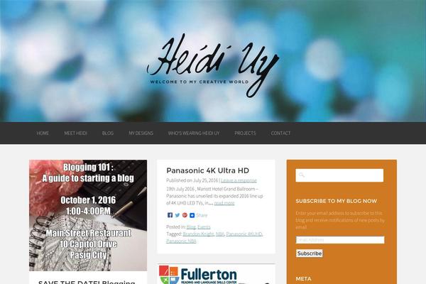 Celebrate theme site design template sample