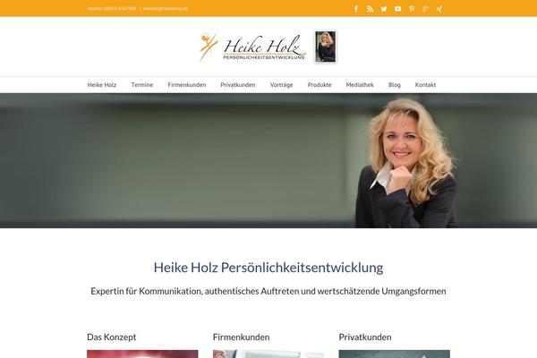 BeTheme Child theme site design template sample