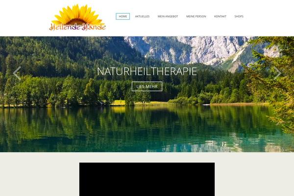 Indigo theme site design template sample
