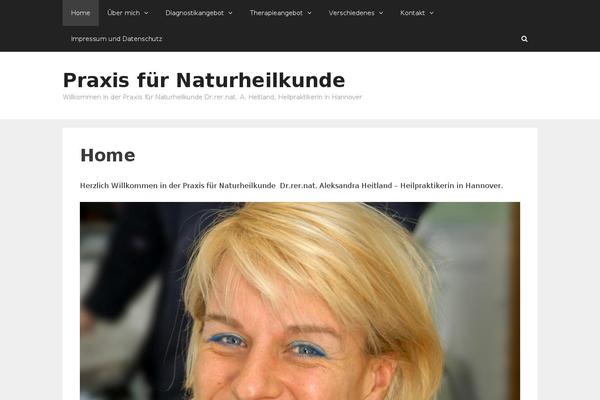 GeneratePress theme site design template sample